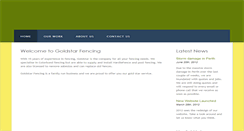 Desktop Screenshot of goldstarfencing.com