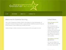 Tablet Screenshot of goldstarfencing.com